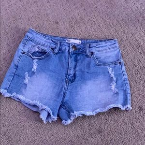 Denim RSQ shorts size 14 mid rise